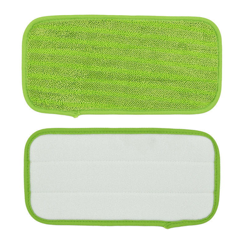 For Swiffer WetJet Flat Mop 2Pcs Replacement Cloth Reusable Water Absorbent Mop Pad - Green