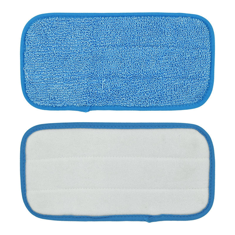 For Swiffer WetJet Flat Mop 2Pcs Replacement Cloth Reusable Water Absorbent Mop Pad - Blue