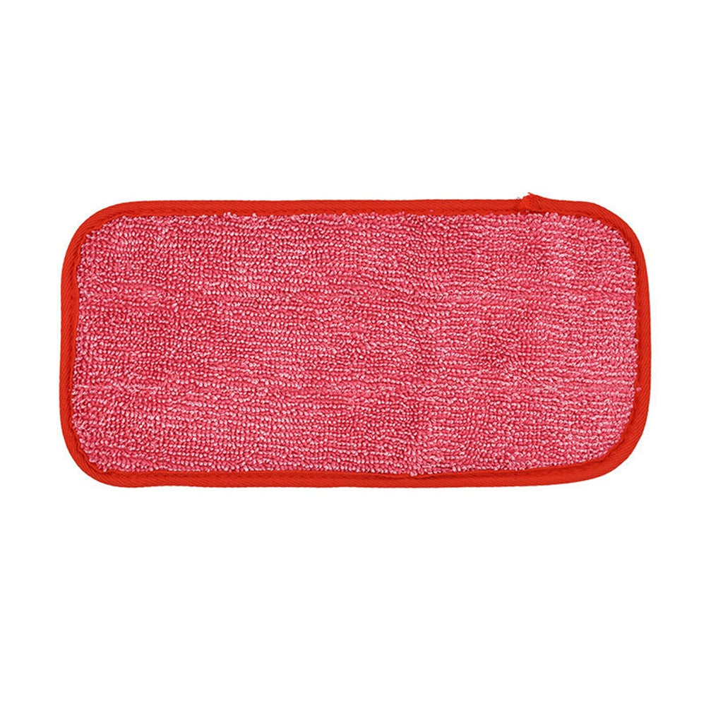 For Swiffer WetJet Flat Mop 2Pcs Replacement Cloth Reusable Water Absorbent Mop Pad - Red