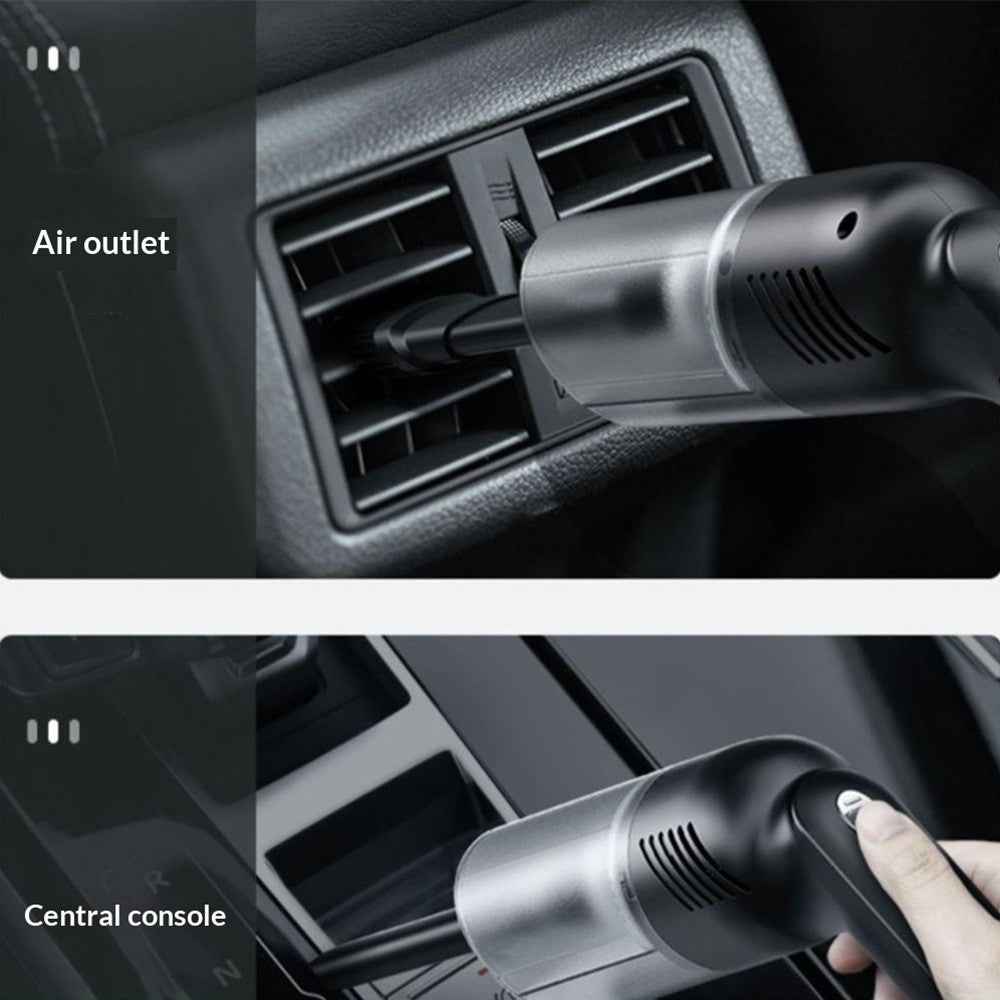 Portable UV Sterilizer Vacuum Cleaner Powerful Suction Wet / Dry for Car / Home Dust Mite Removal - Blackish Green