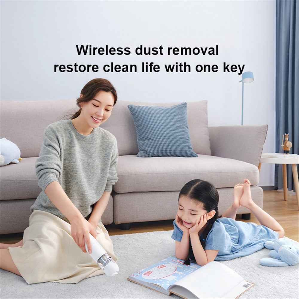 XIAOMI MIJIA Cordless Vacuum Cleaner 13000Pa Strong Suction Portable Cleaning Tool for Car Home - White