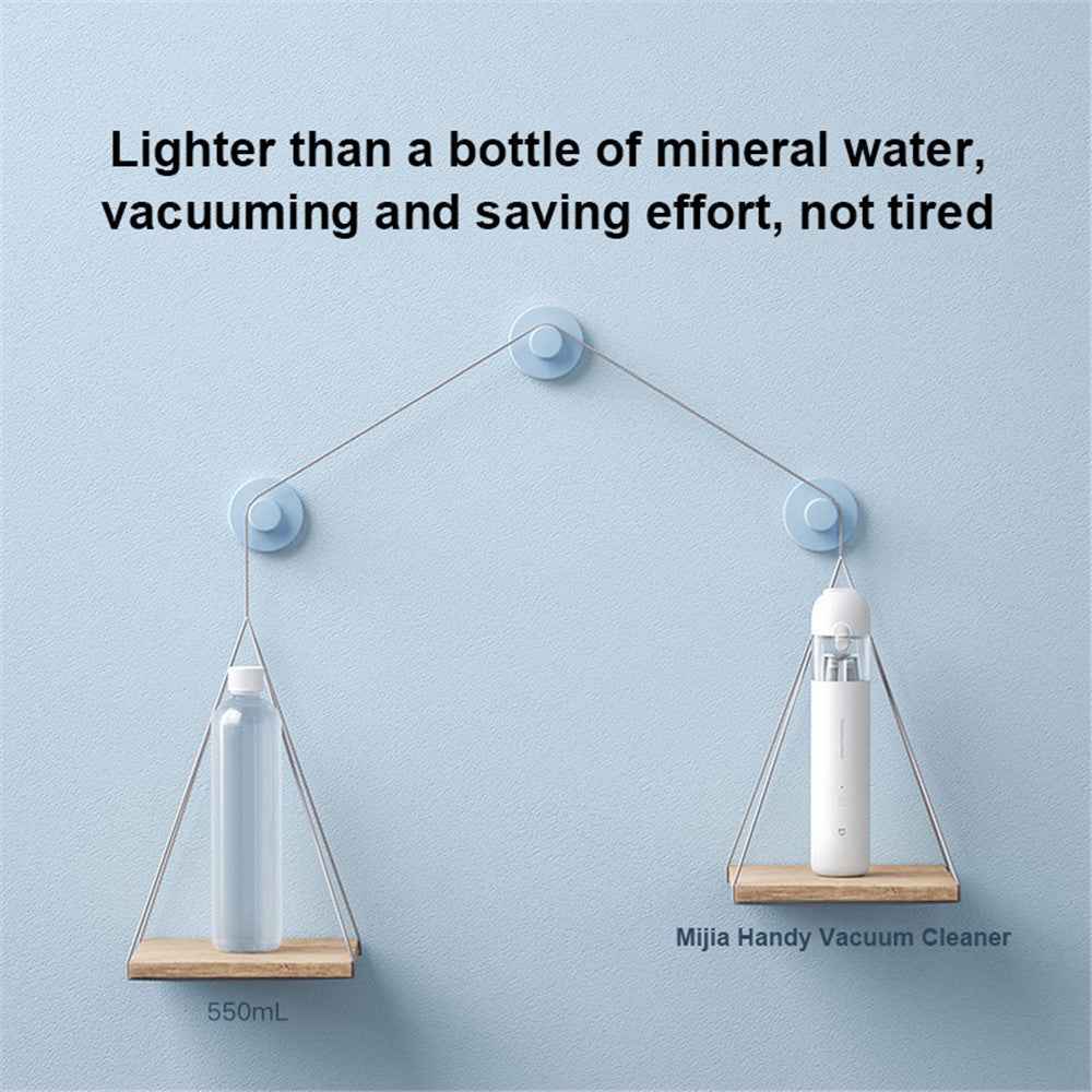 XIAOMI MIJIA Cordless Vacuum Cleaner 13000Pa Strong Suction Portable Cleaning Tool for Car Home - White