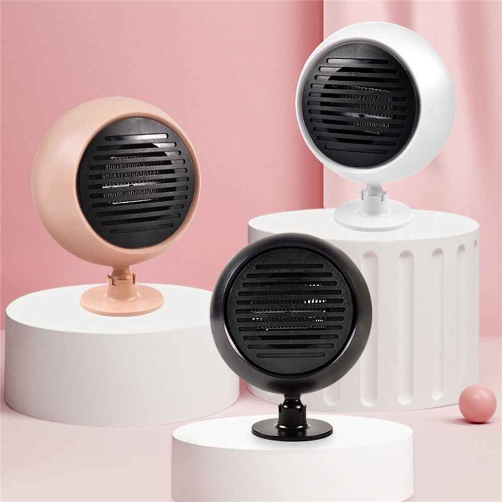 F-138 Creative Planet Design 24V Car Truck Heating Fan Vehicle Windshield Defrosting Defogging Heater - White