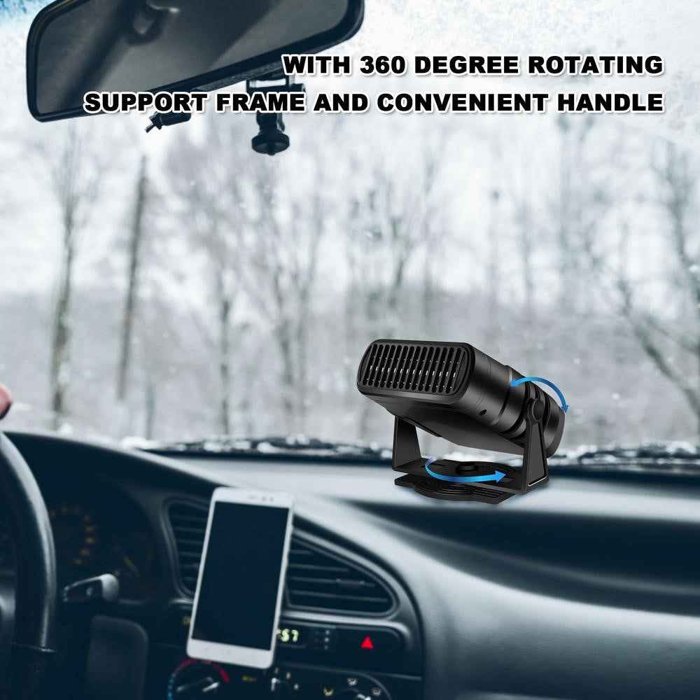 N-018 12V Car Dashboard Heater Car Windshield Defrosting Defogging Heating Fan Vehicle Interior Heating Device
