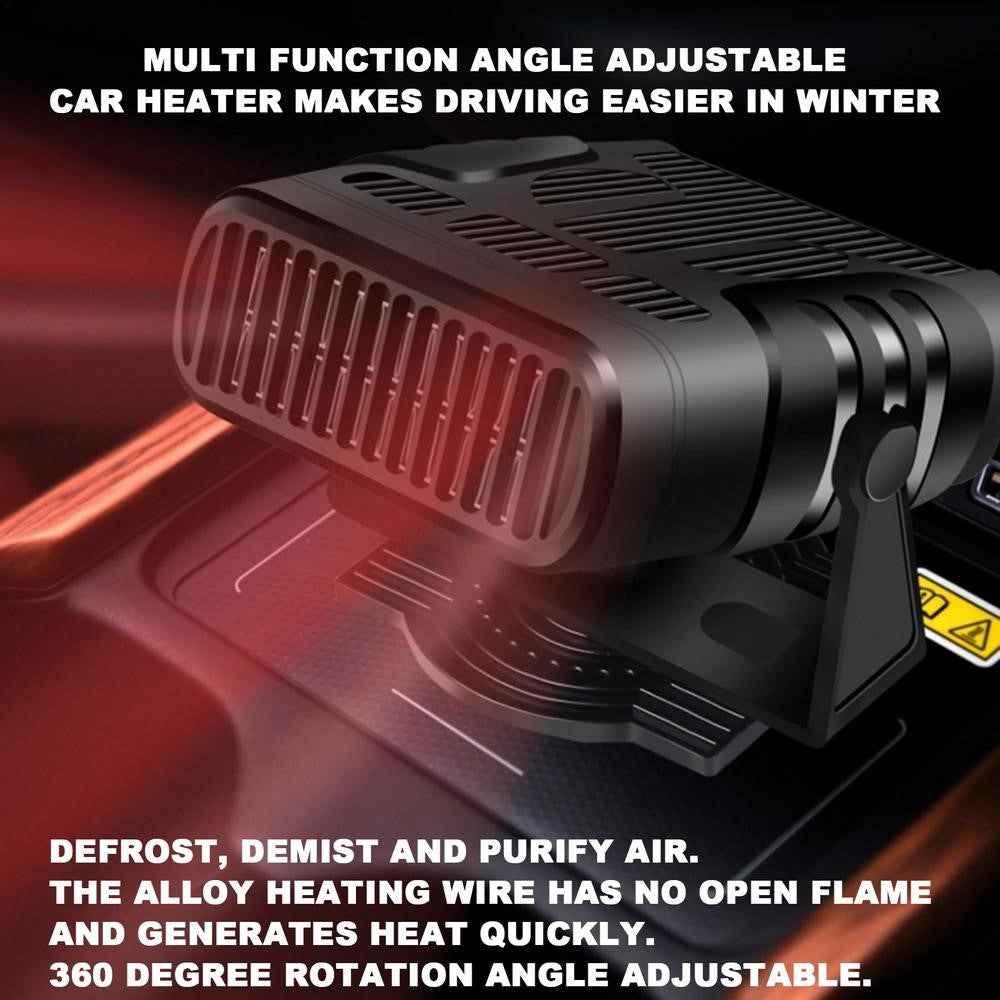 N-018 12V Car Dashboard Heater Car Windshield Defrosting Defogging Heating Fan Vehicle Interior Heating Device