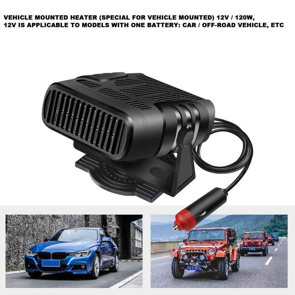 N-018 12V Car Dashboard Heater Car Windshield Defrosting Defogging Heating Fan Vehicle Interior Heating Device