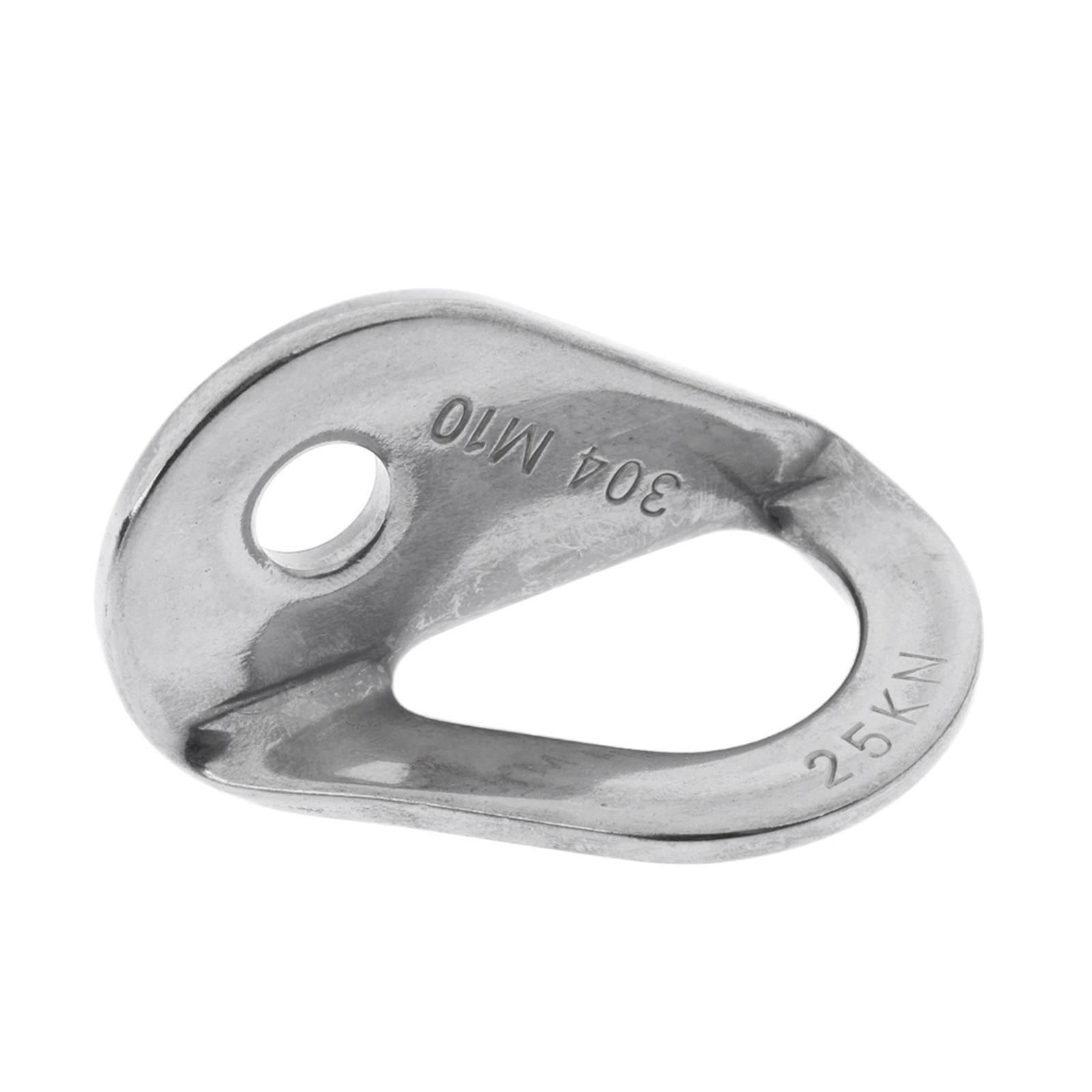 10x 10mm Rock Climbing 25KN Anchor Bolt Hanger Plate Stainless Steel
