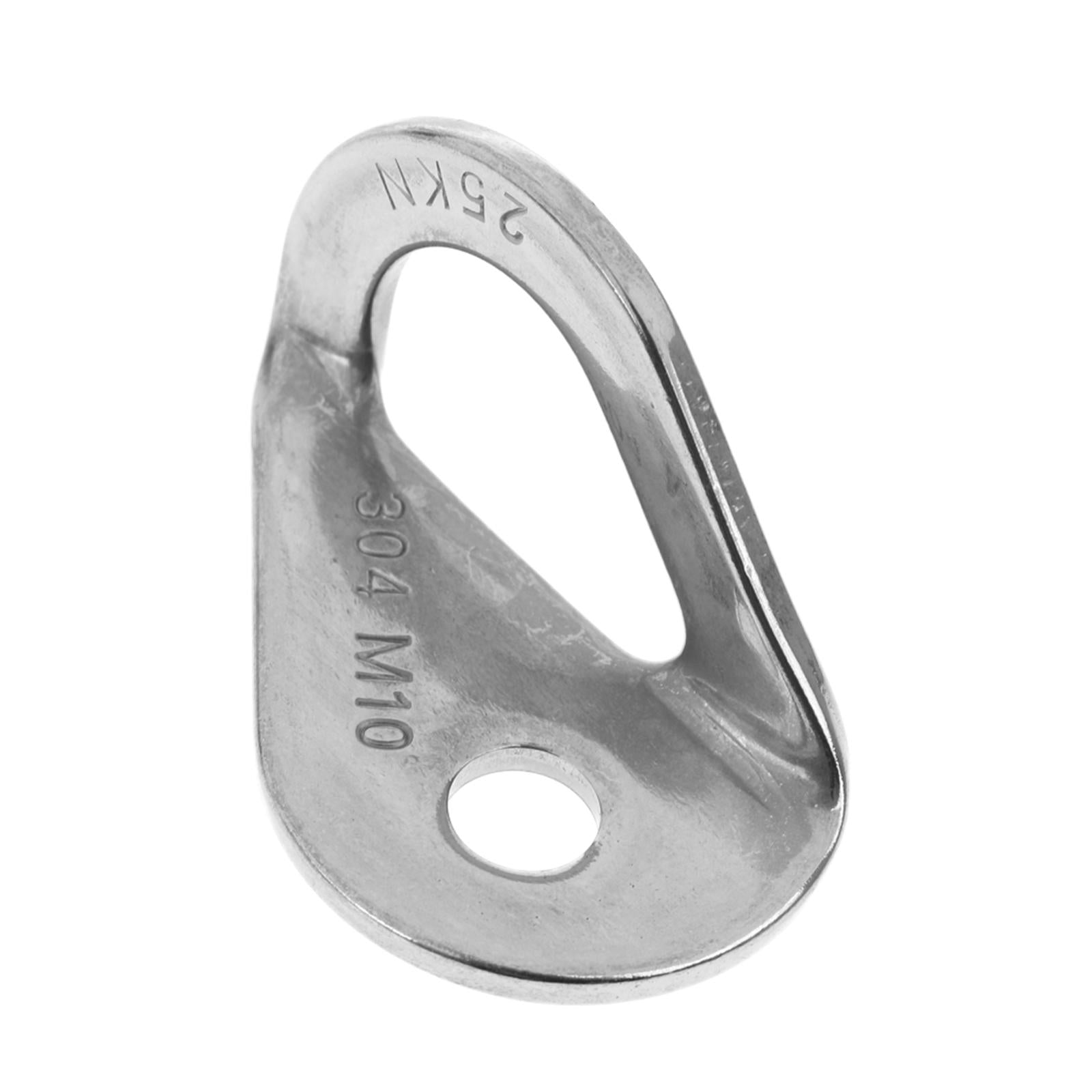 10x 10mm Rock Climbing 25KN Anchor Bolt Hanger Plate Stainless Steel