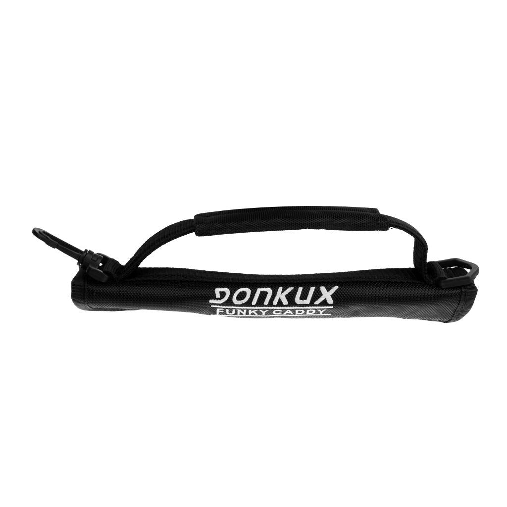 Portable Durable Caddy Golf Club Carrier Bag with Shoulder Belt Black
