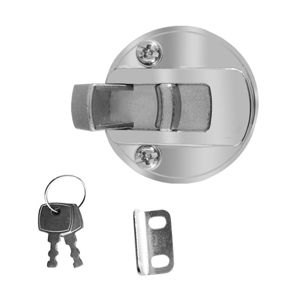 1 Piece Zinc Alloy Chrome Finished Marine Boat Deck Flush Latch Pull Latch