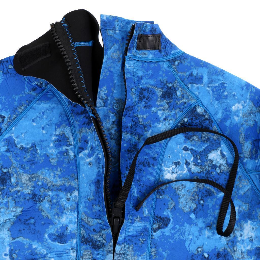 3mm Neoprene Men Wetsuit Scuba Diving Surfing Back Zip Warm Full Suit M