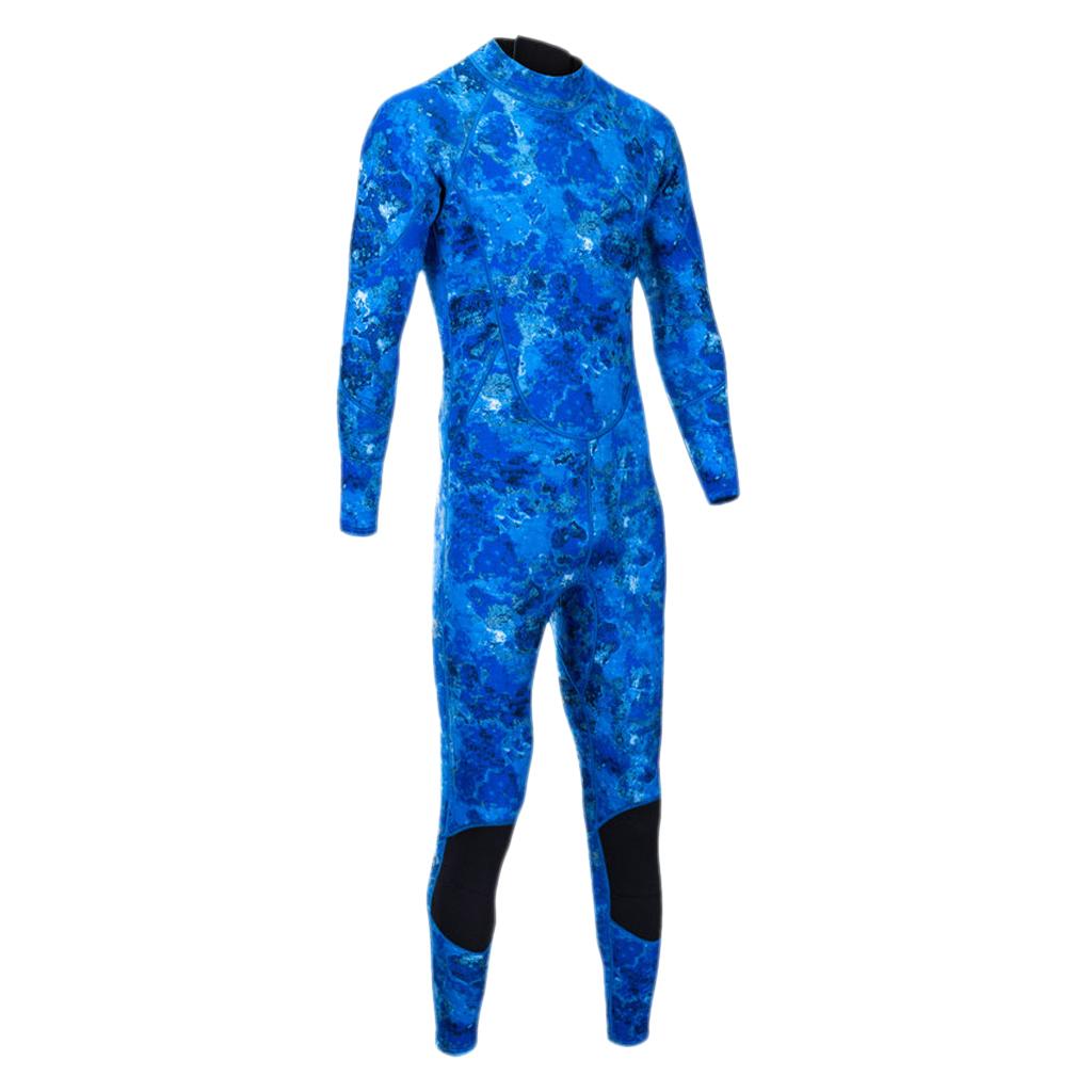 3mm Neoprene Men Wetsuit Scuba Diving Surfing Back Zip Warm Full Suit M
