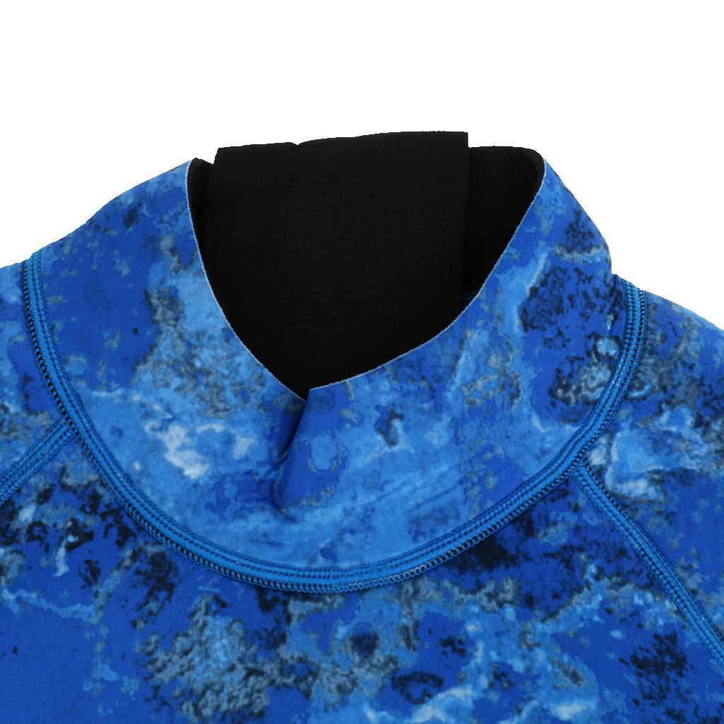 3mm Neoprene Men Wetsuit Scuba Diving Surfing Back Zip Warm Full Suit M