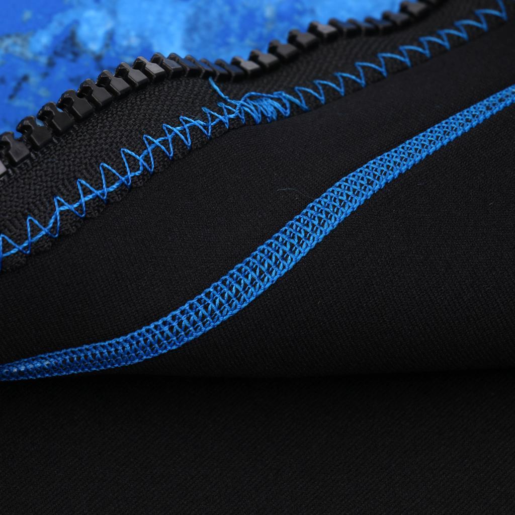 3mm Neoprene Men Wetsuit Scuba Diving Surfing Back Zip Warm Full Suit M