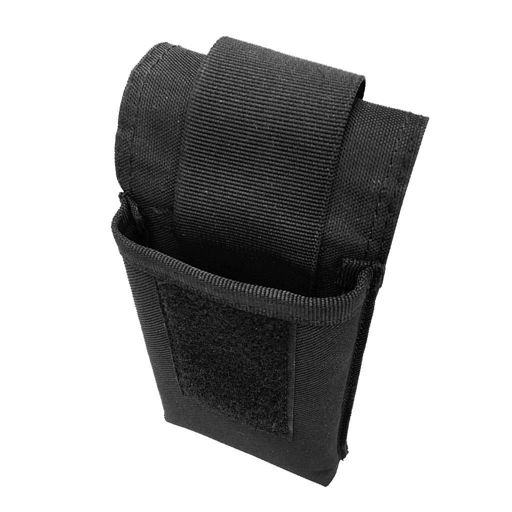 Universial Outdoor MOLLE Cell Phone Pouch Case Belt Bag for Smartphone Black