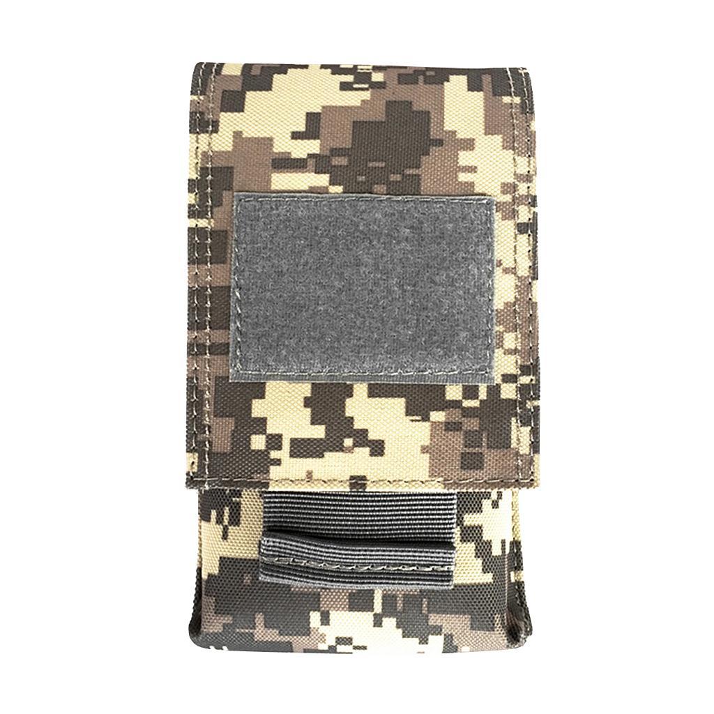 Universial Outdoor MOLLE Cell Phone Pouch Case Belt Bag for Smartphone ACU