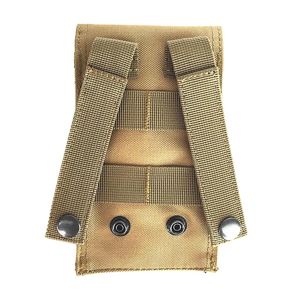Universial Outdoor MOLLE Cell Phone Pouch Case Belt Bag for Smartphone Tan
