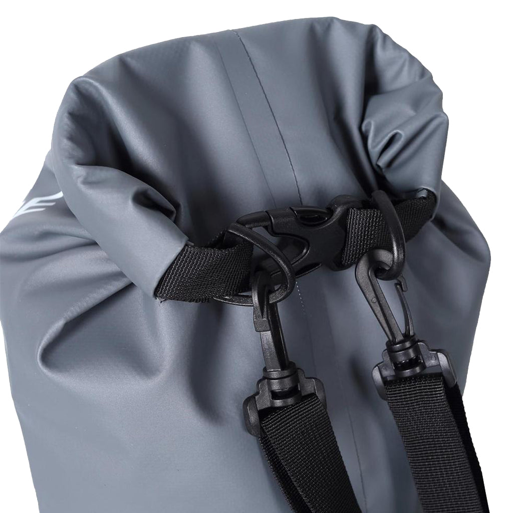 10L Waterproof Dry Bag Backpack for Beach Kayak Canoe Fishing Camping Gray