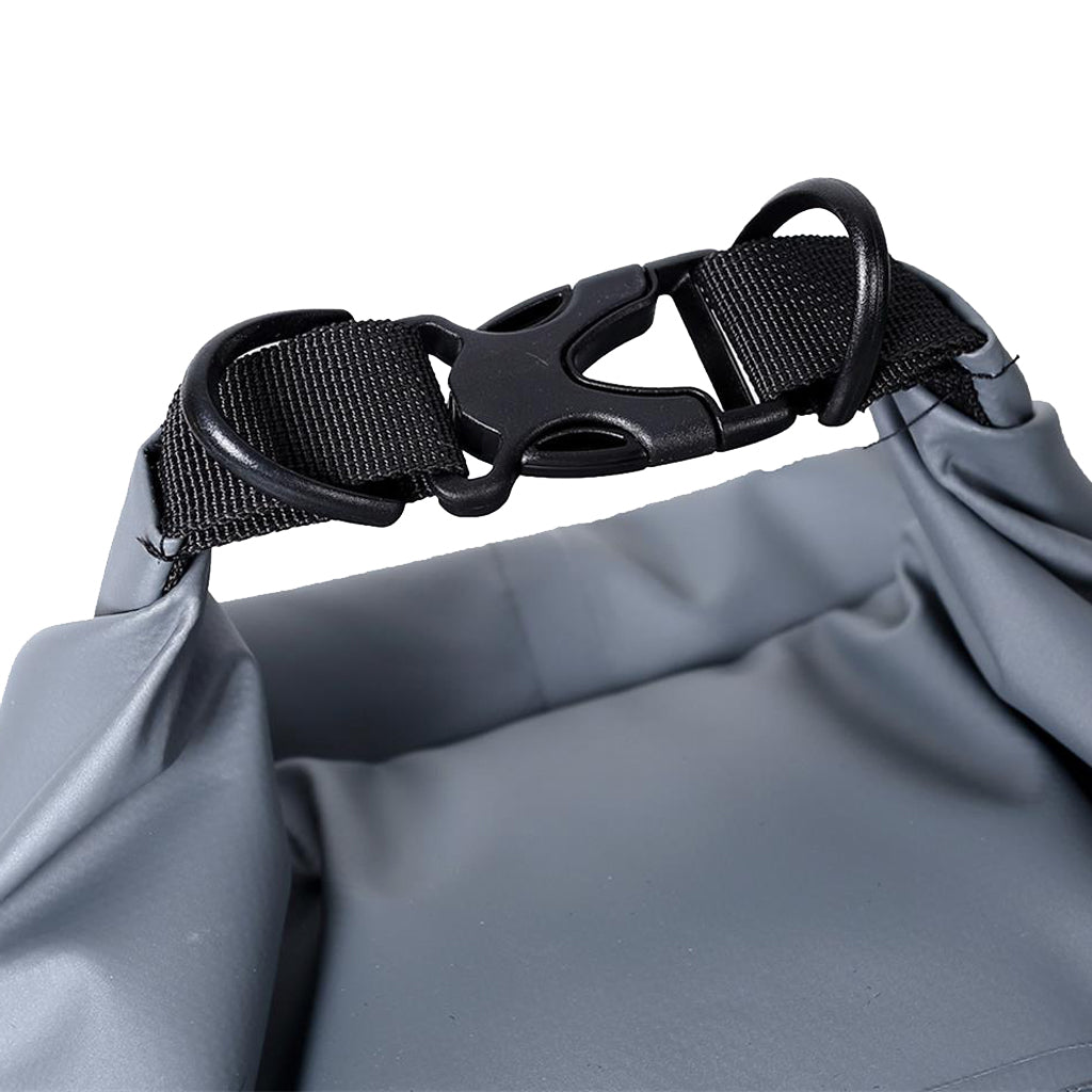 10L Waterproof Dry Bag Backpack for Beach Kayak Canoe Fishing Camping Gray
