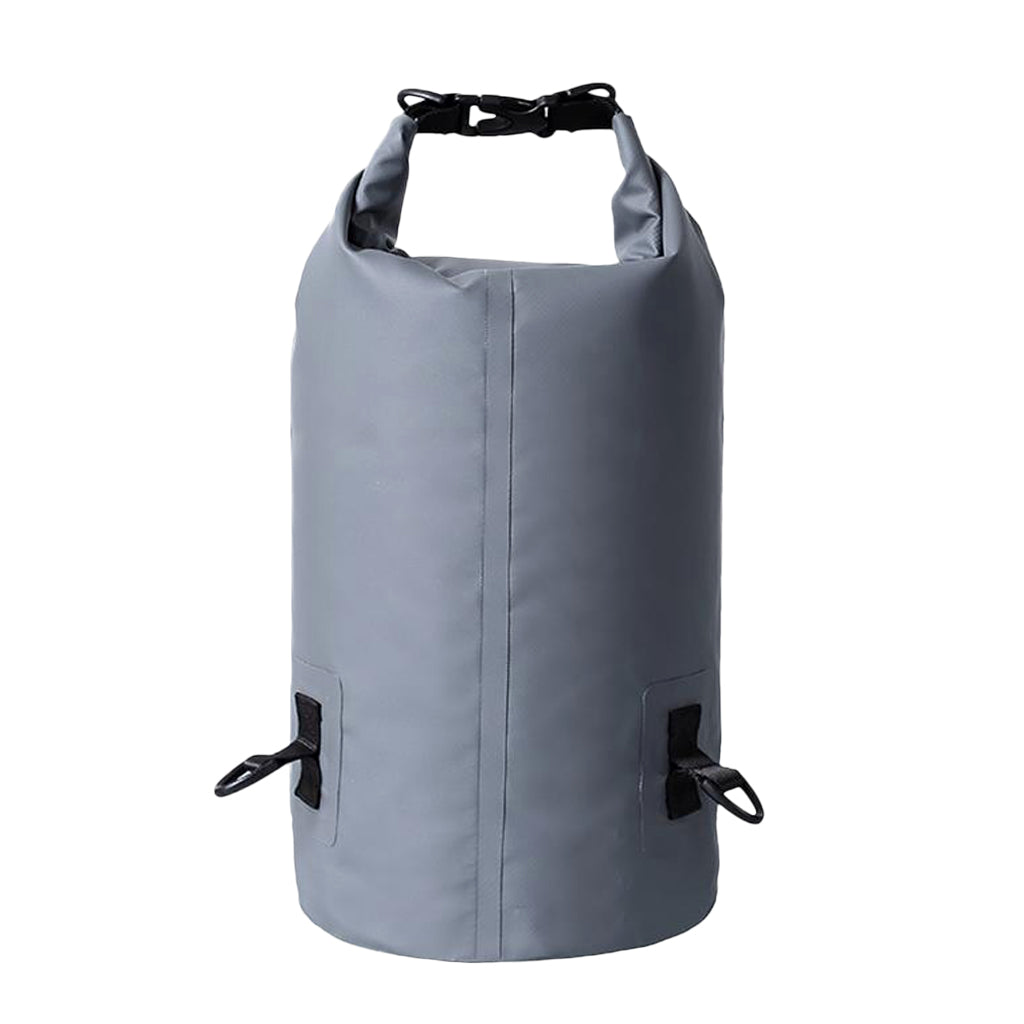 10L Waterproof Dry Bag Backpack for Beach Kayak Canoe Fishing Camping Gray