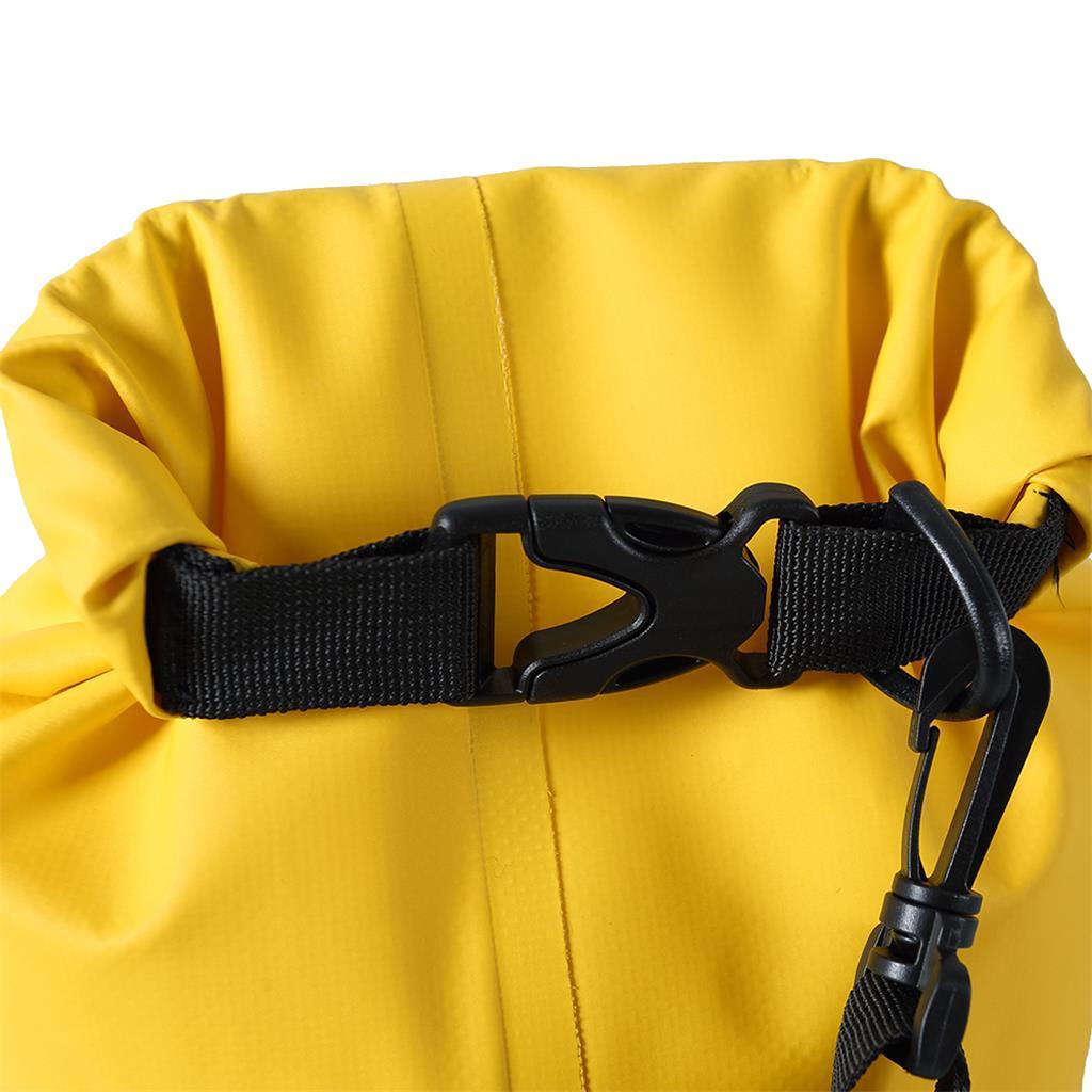 5L Waterproof Dry Bag Backpack for Beach Kayak Canoe Fishing Camping Yellow