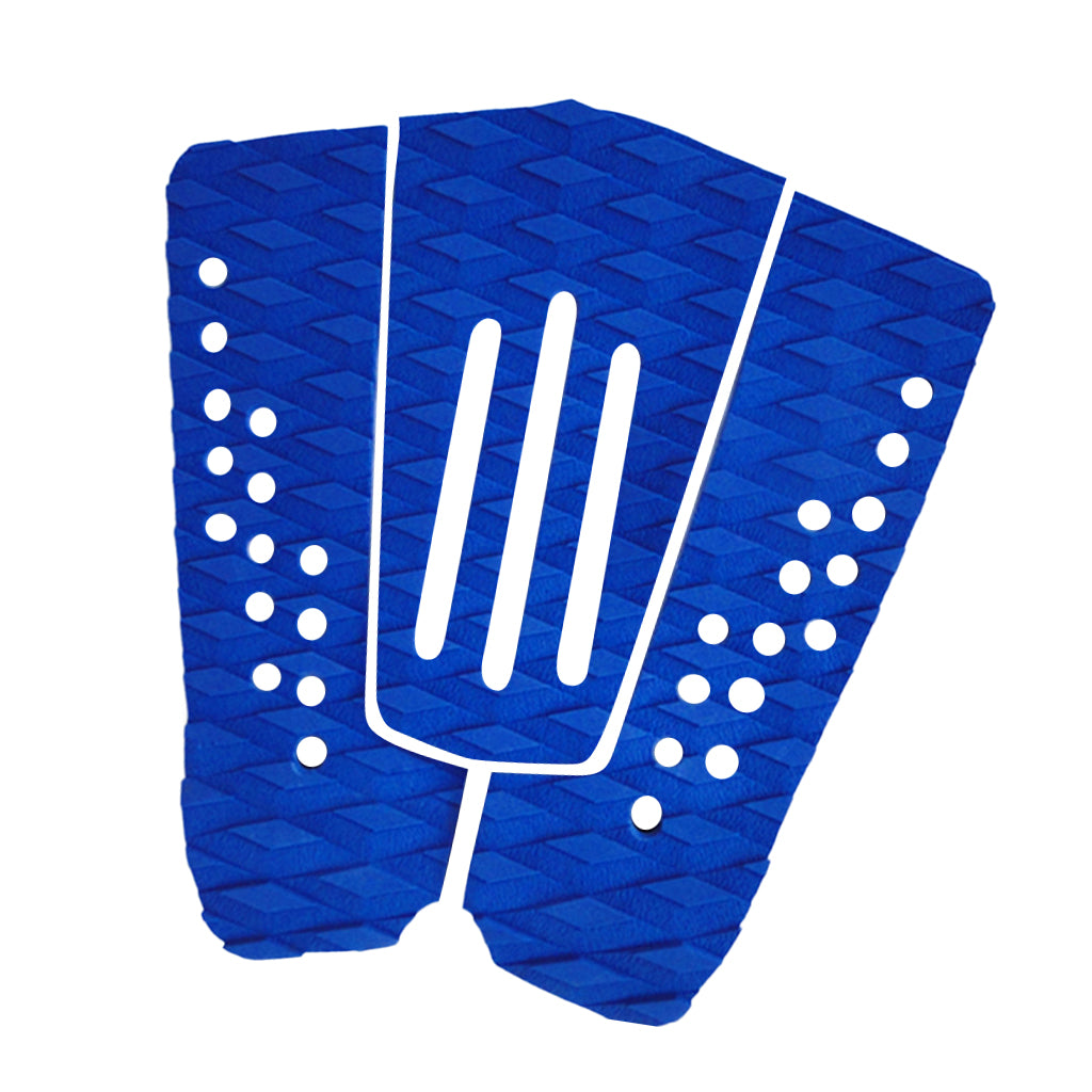 3 Pieces / Set Blue EVA Tail Pads Surfboard Deck Grips Traction Surfing Mat