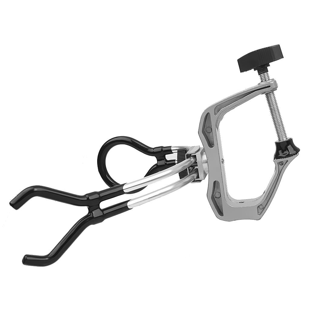 2 Pieces Heavy Duty Fishing Rod Pole Rest Boat Dock Clamp On Grip Holder