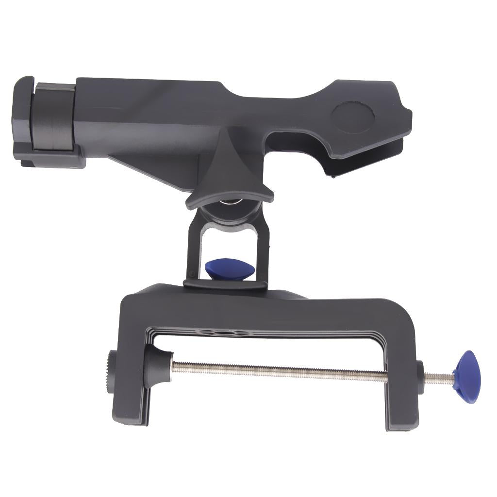 2 Pieces Fishing Boat Rod Holder Clamp On Adjustable Fishing Rod Rack Holder
