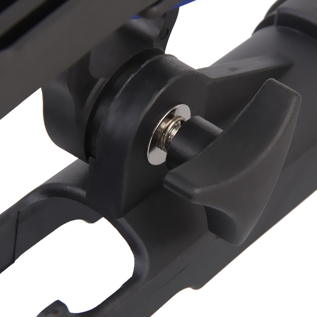 2 Pieces Fishing Boat Rod Holder Clamp On Adjustable Fishing Rod Rack Holder