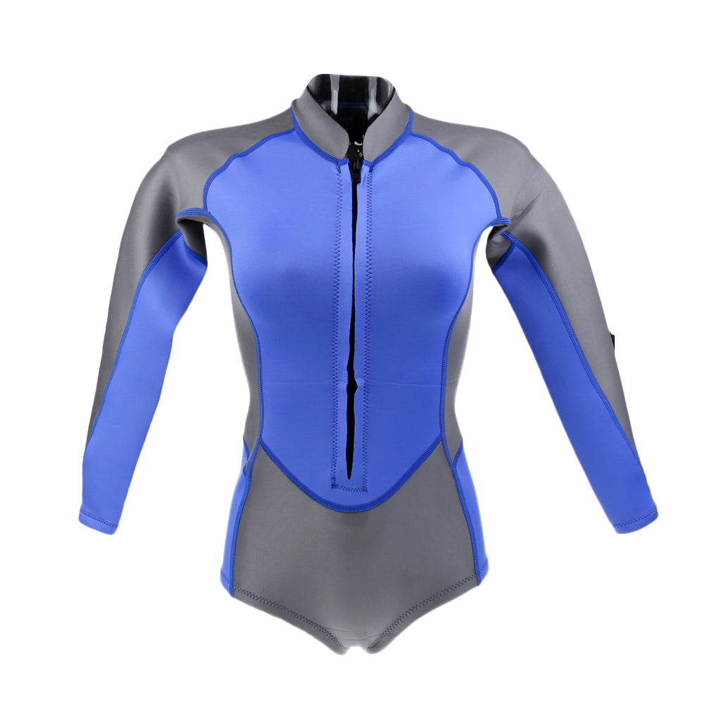 2mm Neoprene Women Shorty Spring Suit Wetsuit Surfing Swimming Snorkeling XL