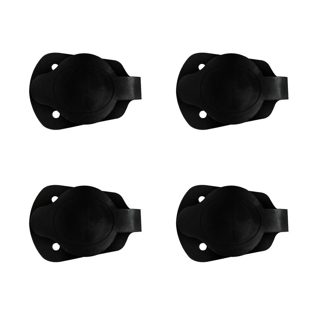 4 Pieces Cap and Gasket for Flush Mount Rod Holders Fishing Kayak Canoe Boat