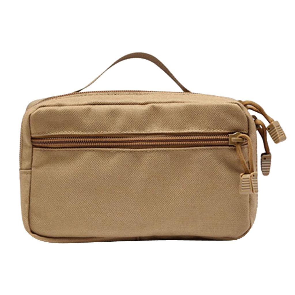 First Aid Kit Bag MOLLE Medic EMT Pouch Outdoor Travel Emergency Pack Khaki
