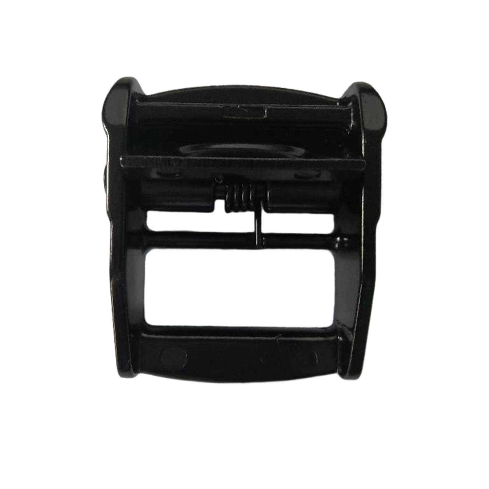 38mm Kayak Canoe Carrier Cam Buckle Toggle Clip Strap Webbing Buckle  Black