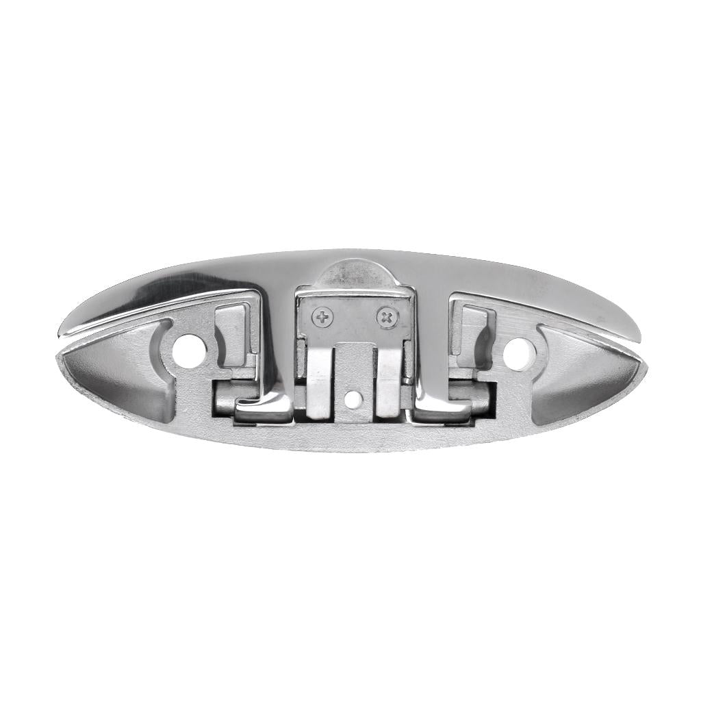 Boat Marine Stainless Steel Flip Up Folding Pull Up Dock Cleat Flush Mount