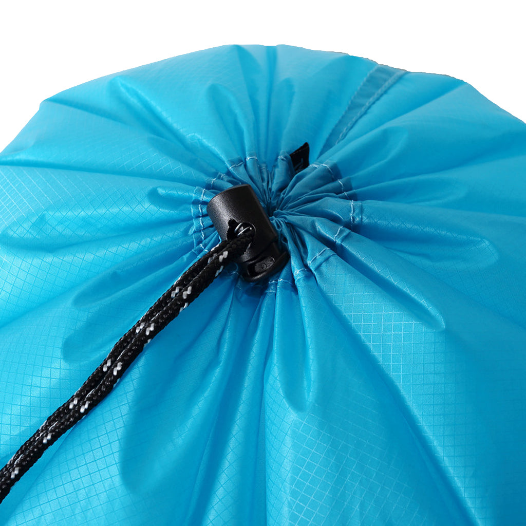 Waterproof Shoe Travel Pouch Drawstring Storage Bag Organizer L Sky Blue