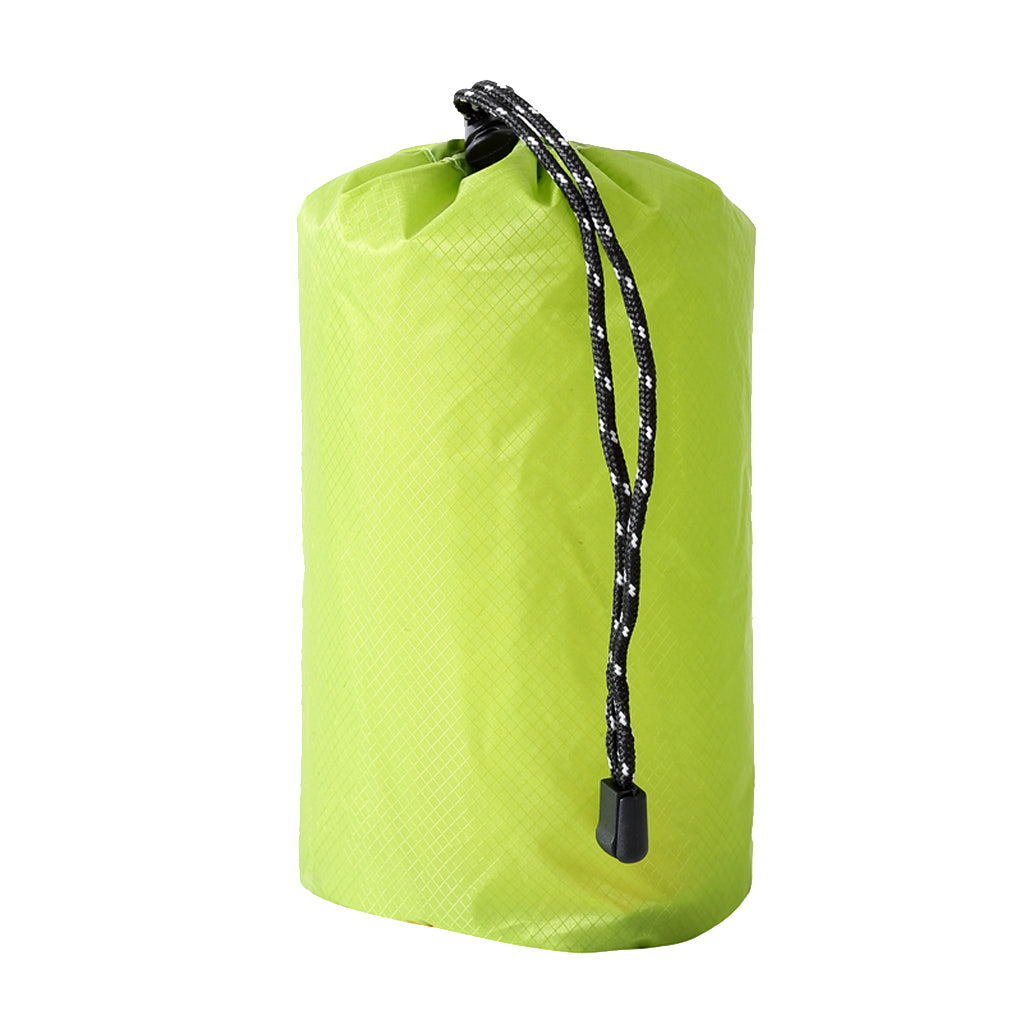 Waterproof Shoe Travel Pouch Drawstring Storage Bag Organizer XL Grass Green