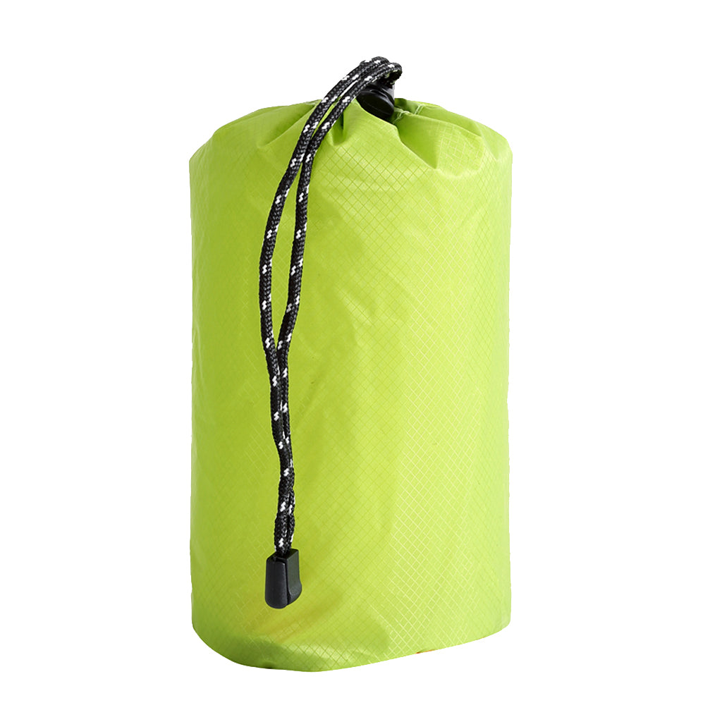 Waterproof Shoe Travel Pouch Drawstring Storage Bag Organizer XL Grass Green