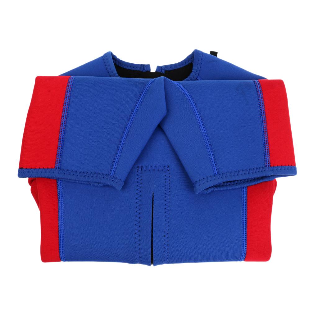 Children Kids Toddler Shorty Surfing Swim Diving Wetsuit Jumpsuit Blue XXXL