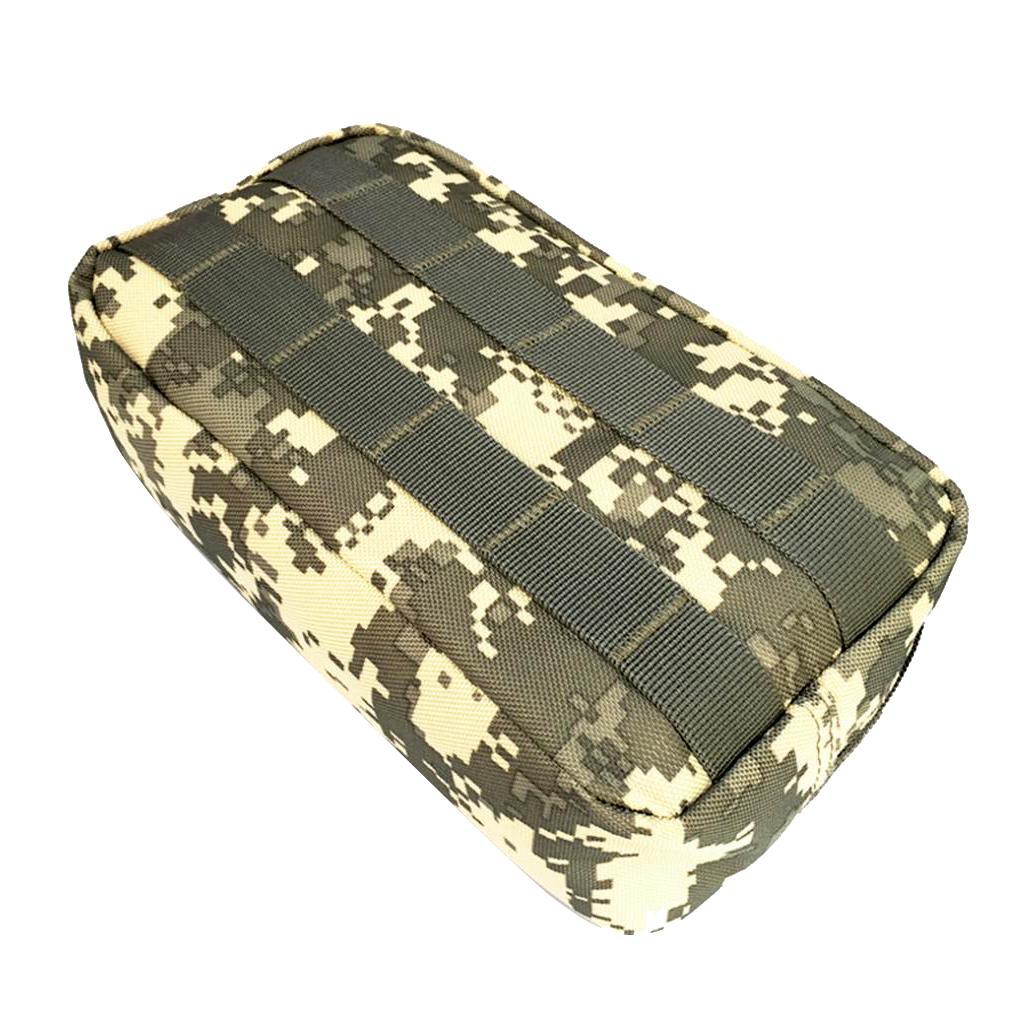 Tactical Molle Utility Pouch Gadget Tool First Aid Backpack Bag ACU Camo