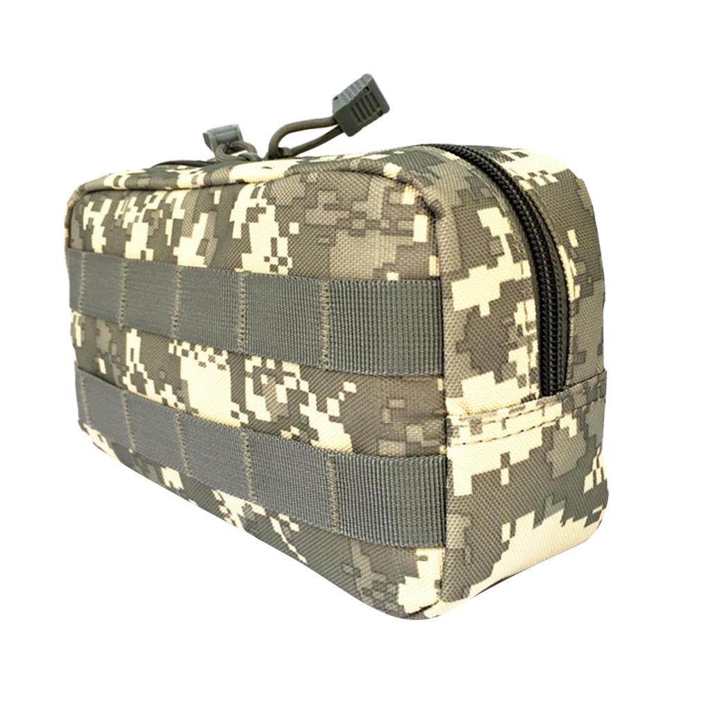 Tactical Molle Utility Pouch Gadget Tool First Aid Backpack Bag ACU Camo