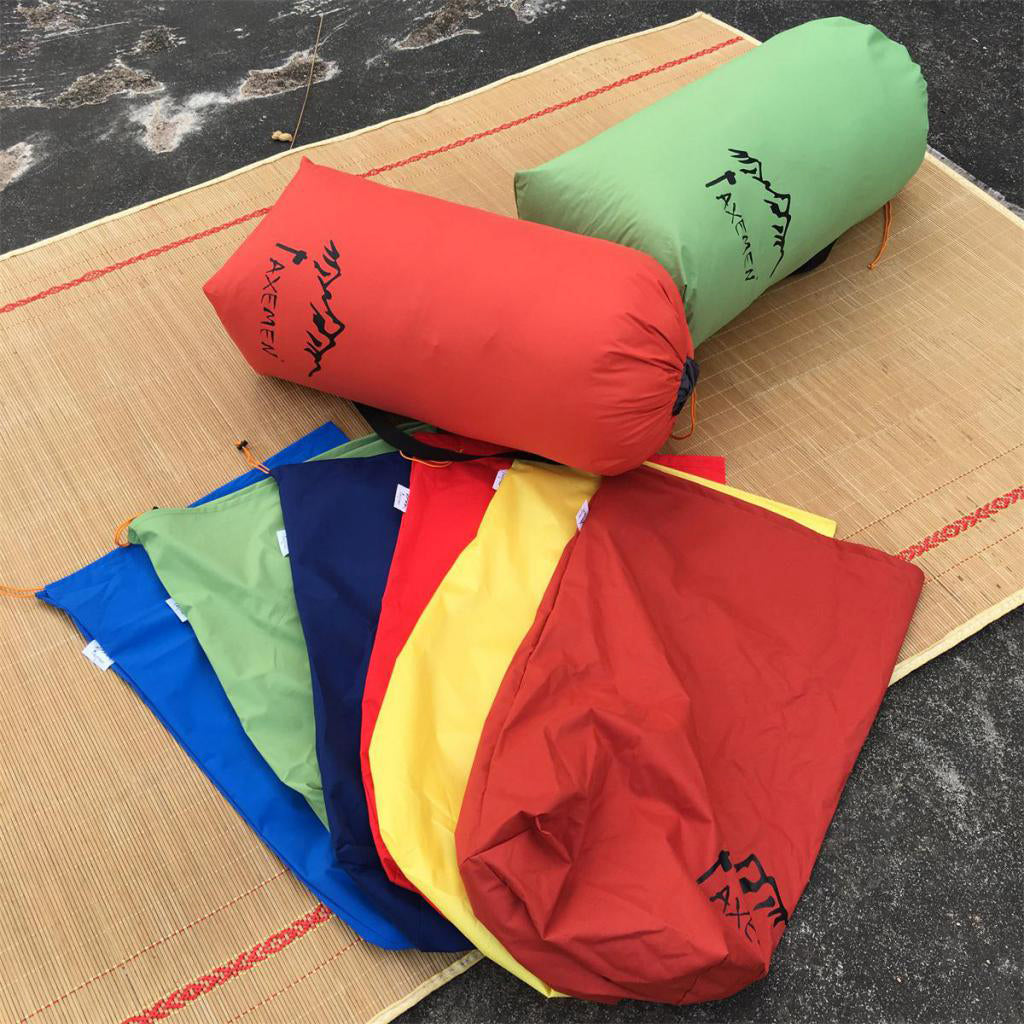 Lightweight Drawstring Storage Bag Stuff Sack for Camping Sleeping Bag 40L