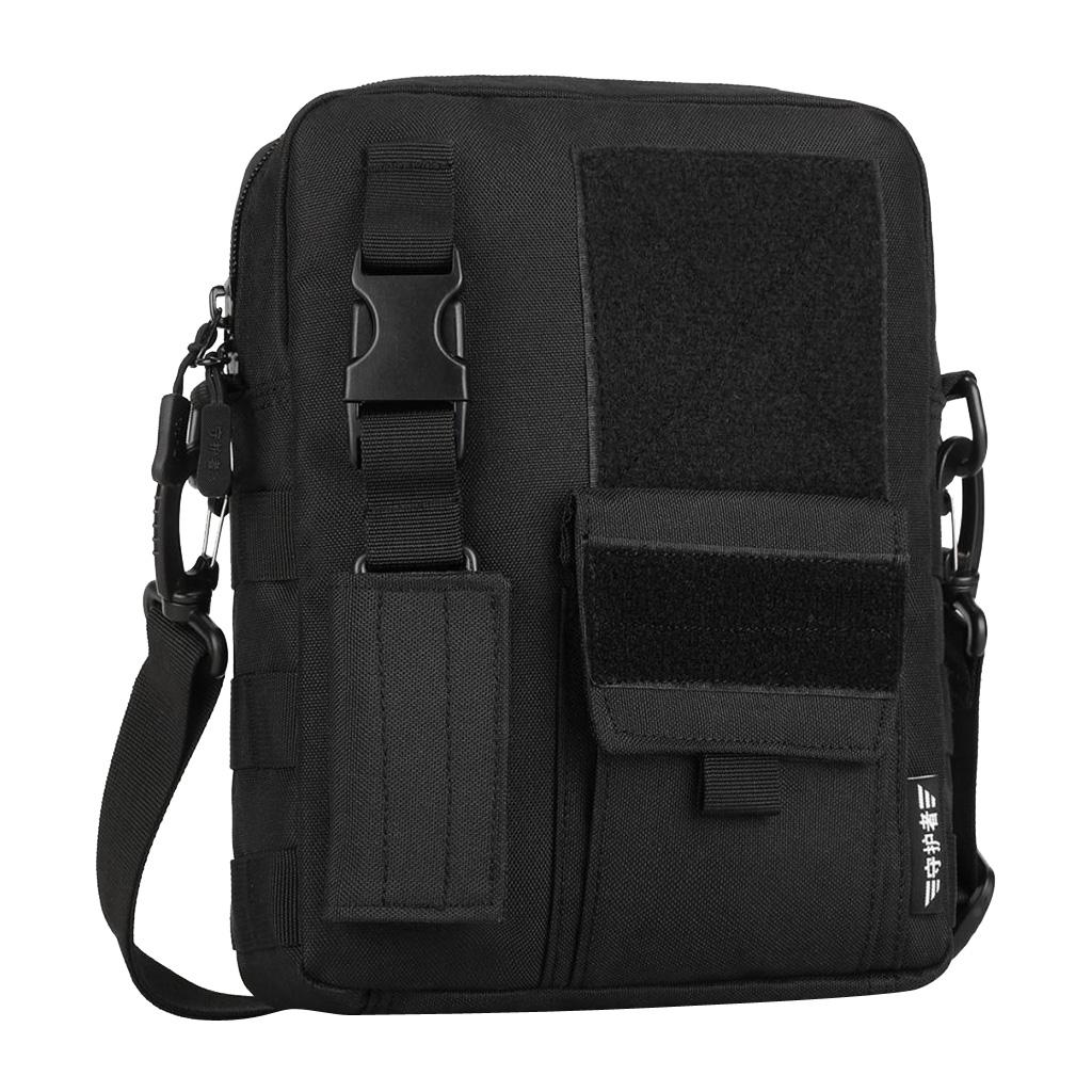 Messenger Shoulder Bag Crossbody Sling Travel Casual Backpack Black