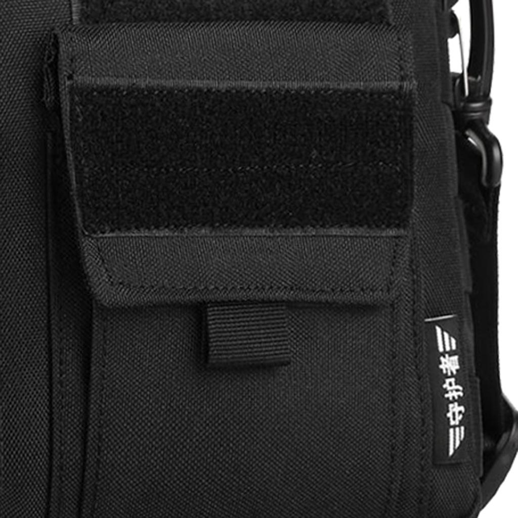 Messenger Shoulder Bag Crossbody Sling Travel Casual Backpack Black
