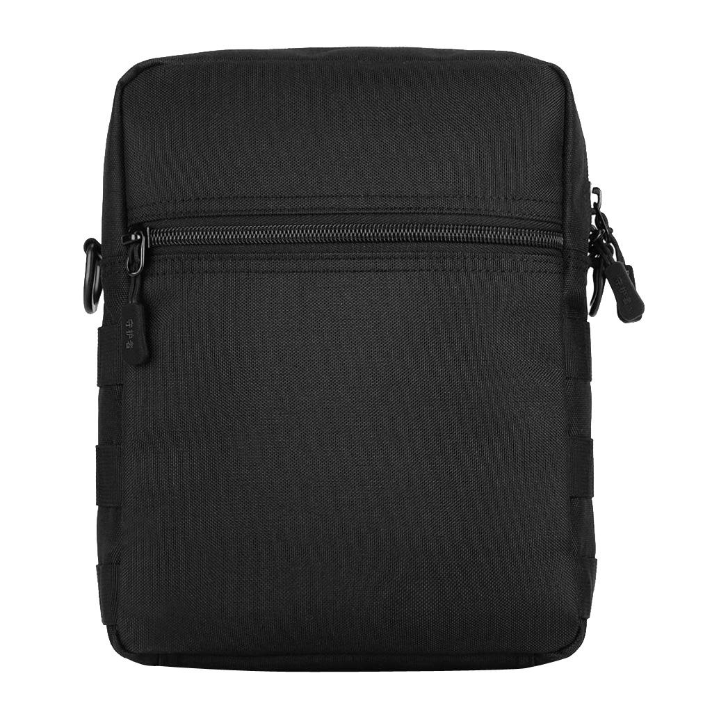 Messenger Shoulder Bag Crossbody Sling Travel Casual Backpack Black