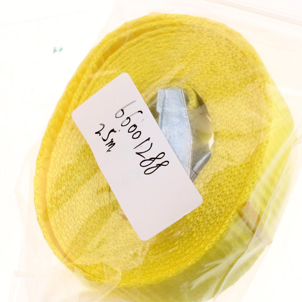 Heavy Duty Cam Buckle Tie Down Straps Roof Racks Trailers 25mm x 2.5m Yellow