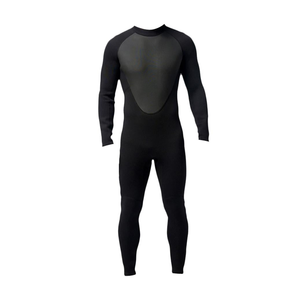 Womens 3mm Black Neoprene Wetsuit Full Suit Jumpsuit for Diving Surfing XXL