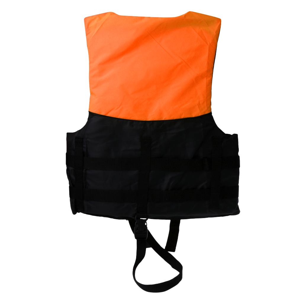 Life Jacket Kayak Canoe Boat Swimming Fishing Vest Buoyancy Aid L Orange