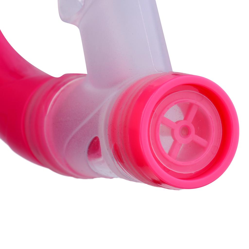 Kids Children's Scuba Diving Training Mask & Snorkel Set Clear and Pink