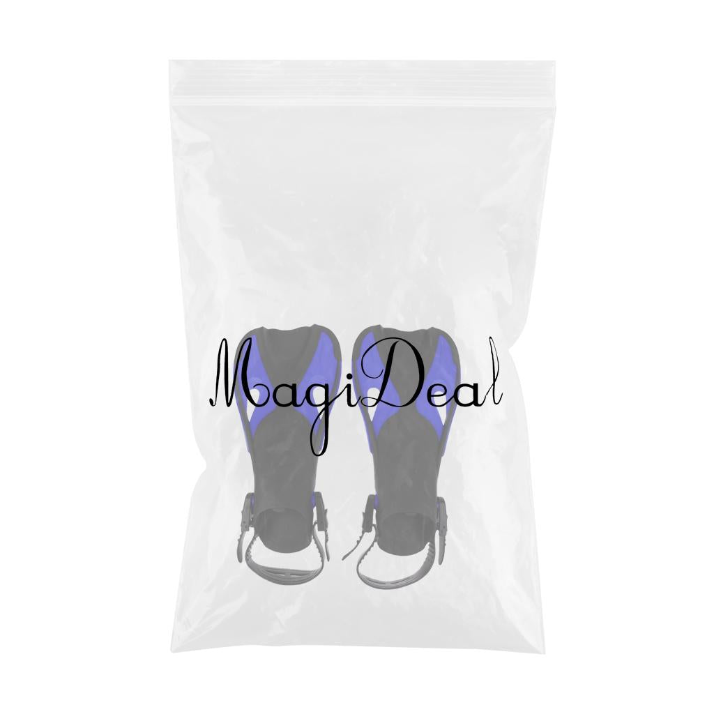 Junior Children Scuba Diving Swimming  Flippers Open Heel Blue Black