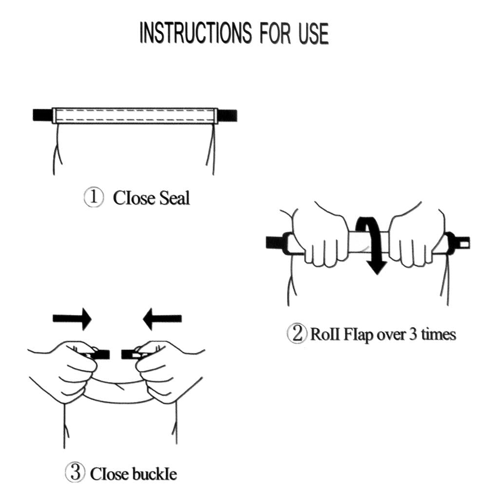 Waterproof   Sack Backpack Bucket Bag Camping Kayaking Travel 5L orange